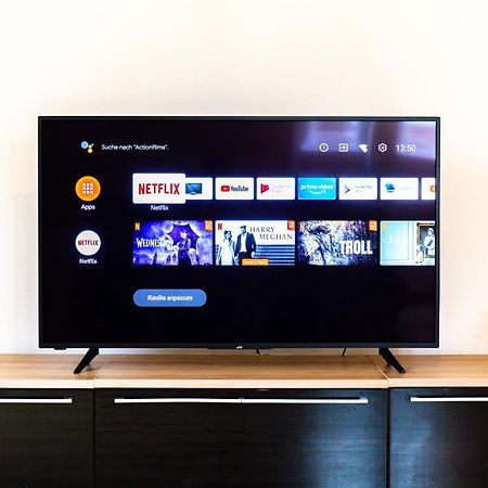 Moderne Dachgeschosswohnung - Parkplatz - Netflix Coburg Dış mekan fotoğraf